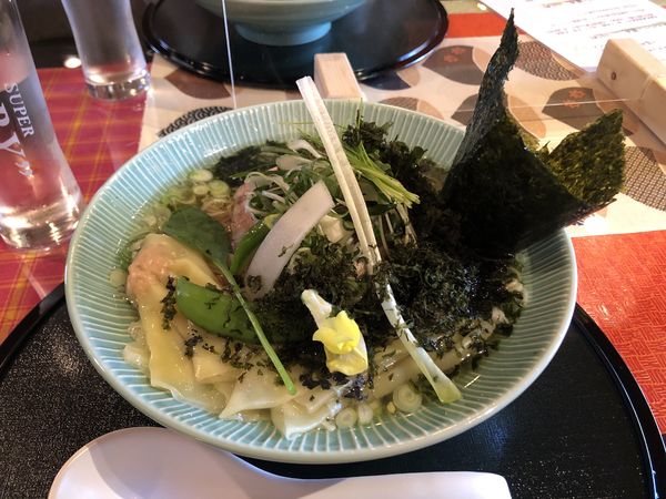「有明海苔たっぷり　熊本風ラーメン　¥1000」@麺師 井じまの写真
