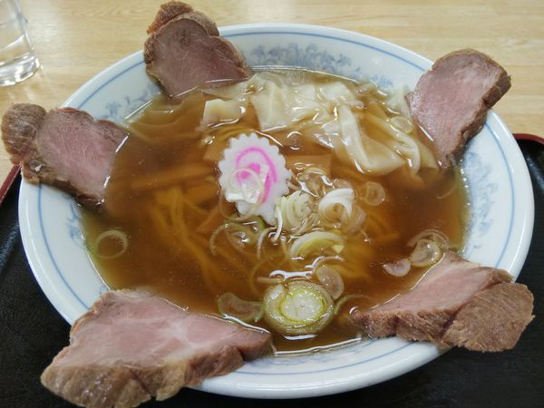 「醤油チャーシューワンタンメン」@福来家の写真