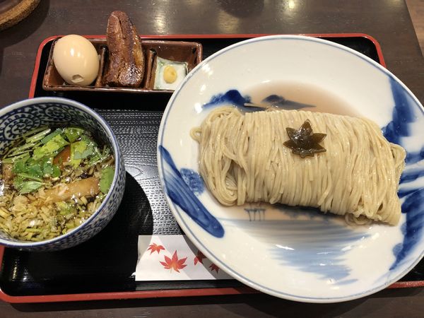 「特製つけそば1050円」@食煅 もみじの写真