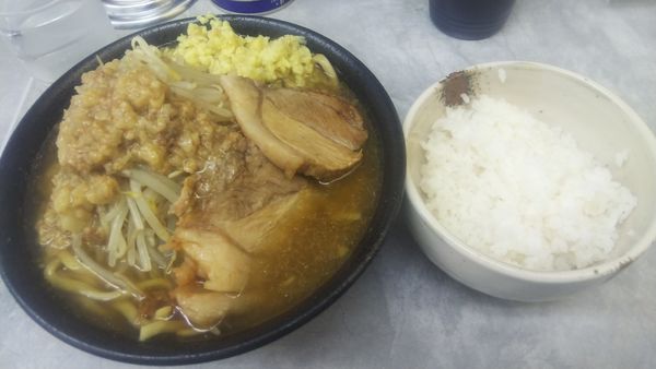 「国産豚ラーメンミニ」@豚仙人 吉野町本店の写真