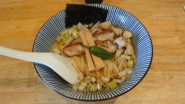 「鳥中華そば 850円 + 和え玉 260円」@寿製麺よしかわ 坂戸店の写真