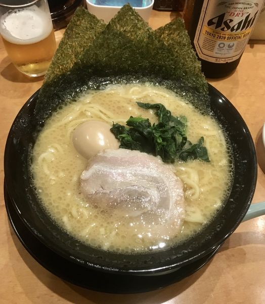 「味玉ラーメン」@横浜家系ラーメン 野白家 江南店の写真