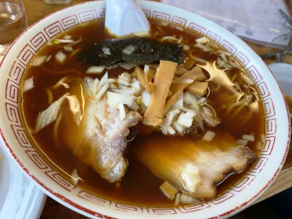 「ラーメン＋アジフライ」@ニコニコドライブインの写真