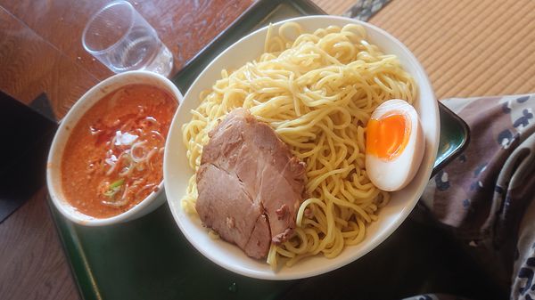 「辛味噌つけ麺大  替え玉×2」@北海とんこつらーめん 純輝 潮来本店の写真