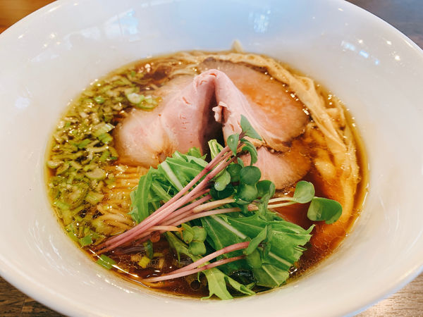 「阿波尾鶏100%地鶏蕎麦 醤油」@らーめん楓の写真