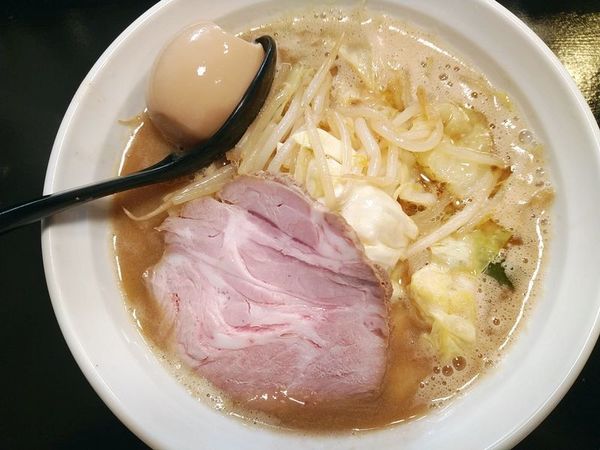 「らーめん＋味玉」@らーめん あしゅらの写真