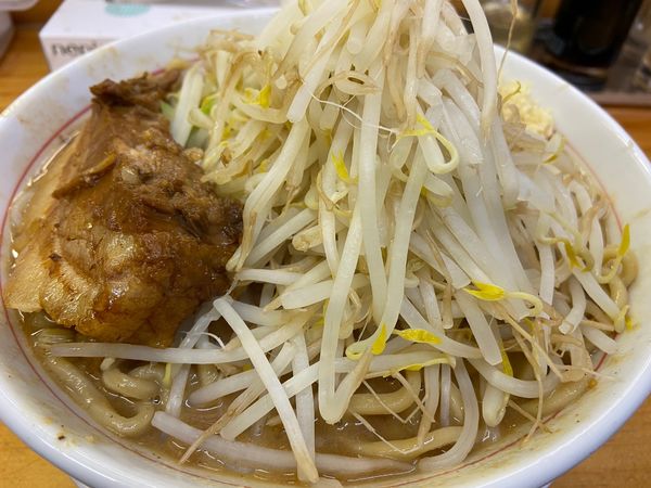 「味噌ラーメン（麺大盛り300g、にんにく少な目）：830円」@ラーメン 龍郎の写真