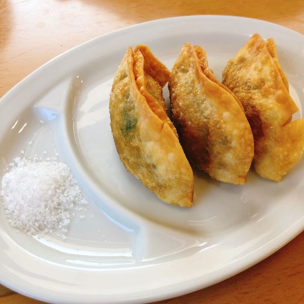 「揚げ餃子 3個　270円」@佐野青竹手打ちラーメン いしかりの写真