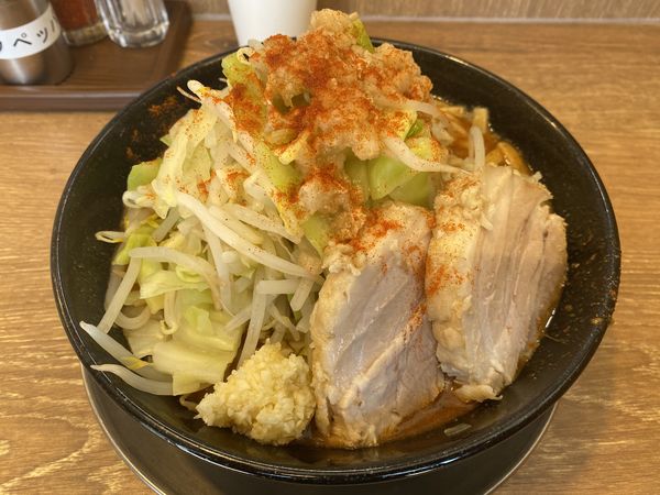 「冬の辛っきし名前が決まらない味噌ラーメン」@ジャンクガレッジ 和光市駅南口店の写真
