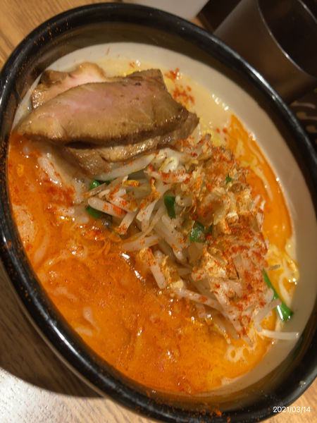 「辛味噌ラーメン」@花木流味噌ラーメンの写真