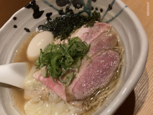 「特製とりそば」@鶏そば 山もとの写真