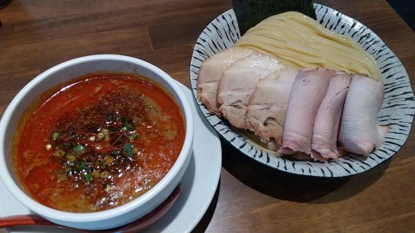 「麻辣チャーシュー坦々つけめん大盛り」@五代目むじゃきの写真