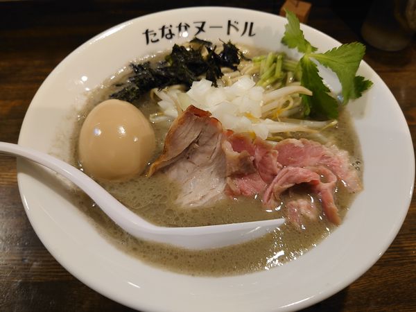 「【オープン記念セール】味玉タナニボ800円」@たなか青空笑店の写真