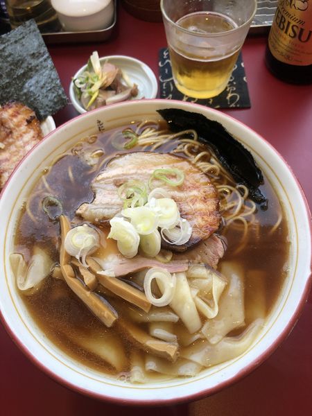 「ミックスチャーシュー　＋皮ワンタン、トッピングセット」@戸越らーめん えにしの写真