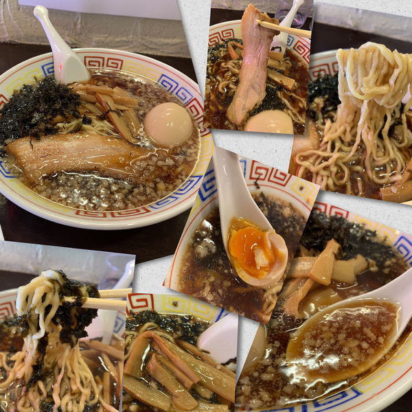「【ゲリラ限定】岩ノリ醤油ラーメン950円」@づゅる麺 池田の写真
