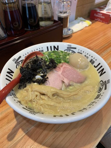 「鶏白湯 塩」@鶏拉麺JINの写真