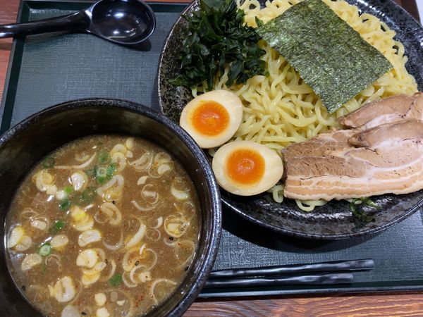 「魚介つけそば（まる得盛り）1040円」@麺屋 嘉藤の写真