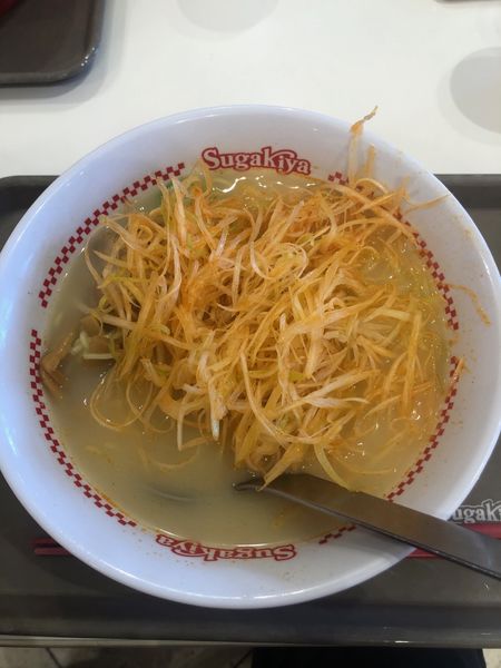 「ピリ辛ネギラーメン」@スガキヤ アピタ知立店の写真