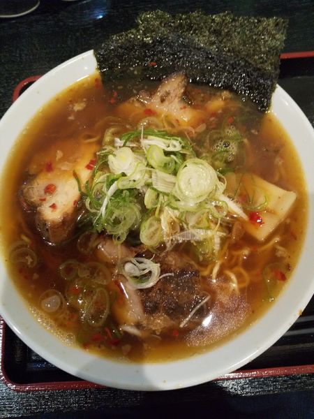 「ピリ辛そば」@中華そば 新谷の写真