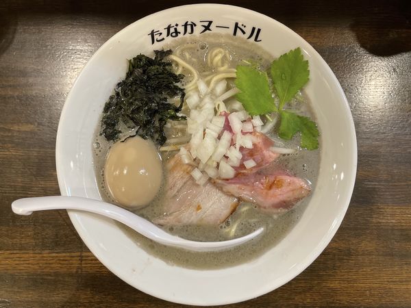 「［オープン記念メニュー］味玉タナニボ」@たなか青空笑店の写真