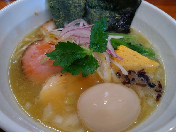 「鶏白湯光の葉らーめん(¥980)」@めん結び 光の葉の写真