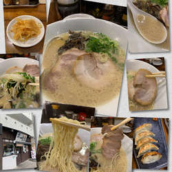 白丸924円＋Aセット（餃子＋ライス）