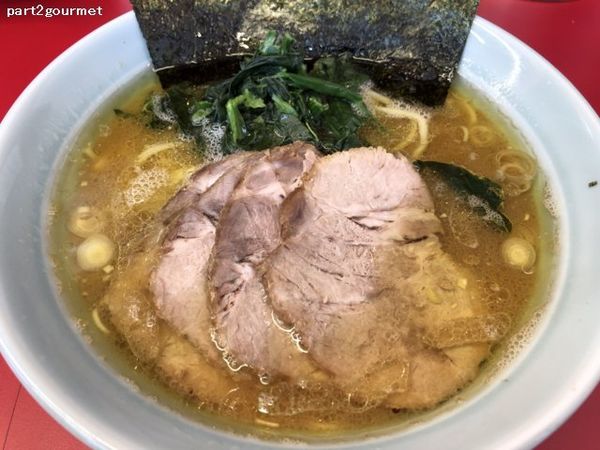 「チャーシュー麺 並 (850円)」@横浜ラーメン 武蔵家 東名川崎店の写真
