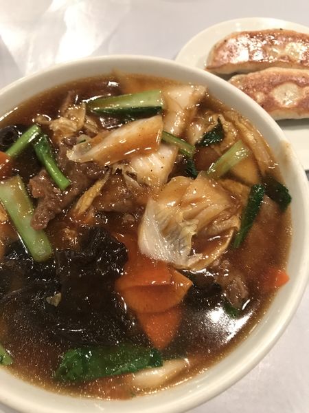 「麻辣牛肉麺セット」@リトル泰興楼 Fei店の写真