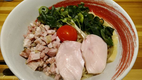 「生醤油まぜそば(温)」@麺や 凛の写真