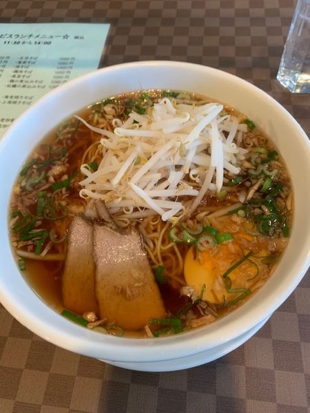 「天天麺＆中華ちまきセット 900円」@天天飯店の写真