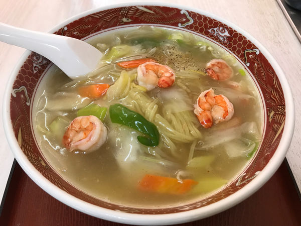 「エビそば　750円」@八乙女の写真