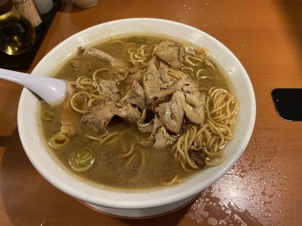 「中華そば　麺大盛り」@末廣ラーメン本舗 高田馬場分店の写真