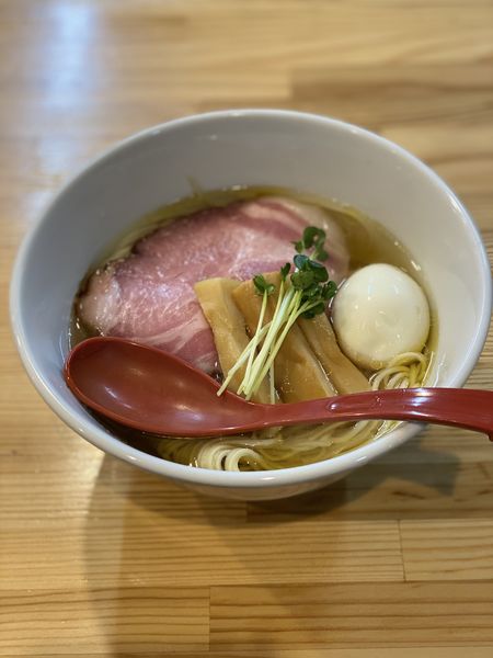 「白醤油竹」@自家製麺 くろ松の写真