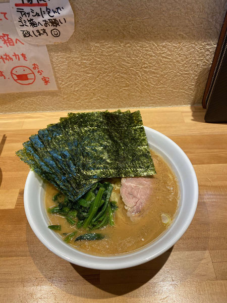 「のりラーメン790円」@横浜家系ラーメン おか家の写真