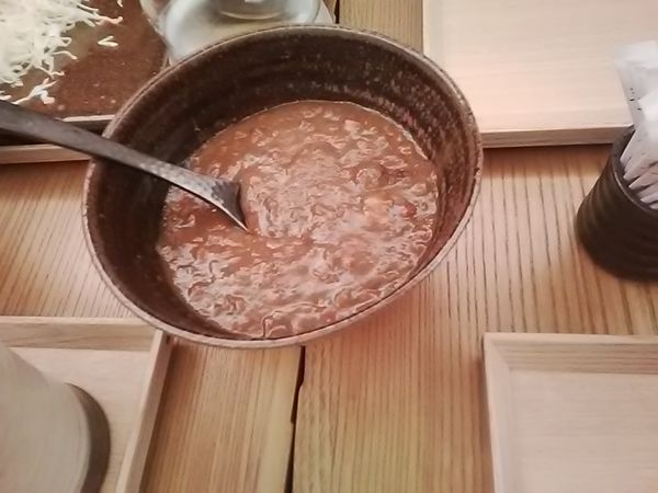 「カレーソース(単品のみ不可) 400円」@とんかつ割烹とみたの写真