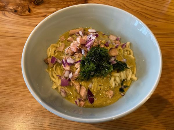 「牡蠣まぜそば」@魚焚の写真