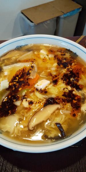 「酸辣湯麺￥850」@湯本ハイカラ中華 日清亭 本店の写真