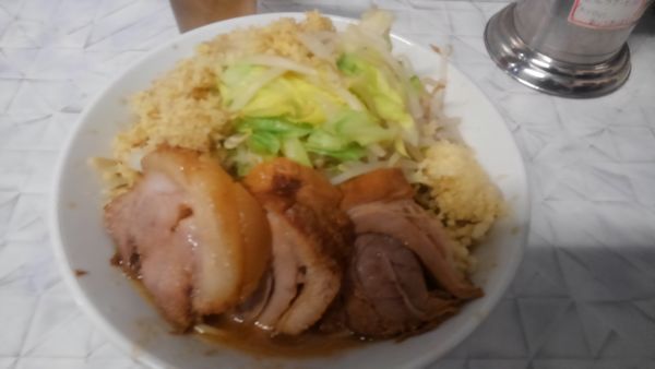 「ミニラーメン、生姜、豚１枚」@麺屋 歩夢 金沢八景店の写真