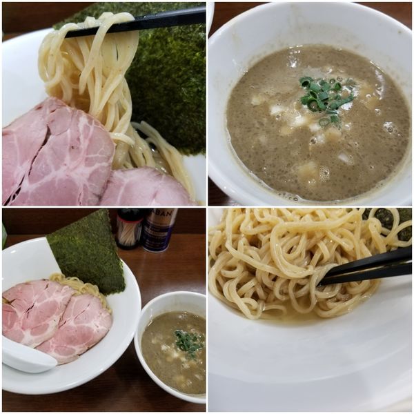 「煮干し昆布水つけ麺(スープ濃厚煮干し選択)」@煮干し中華そば 魚魚の写真