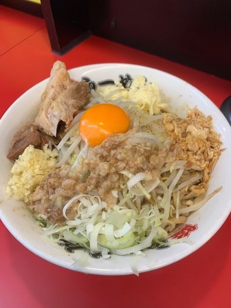「まぜそば 820円」@豚ラーメン 板橋駅前店の写真