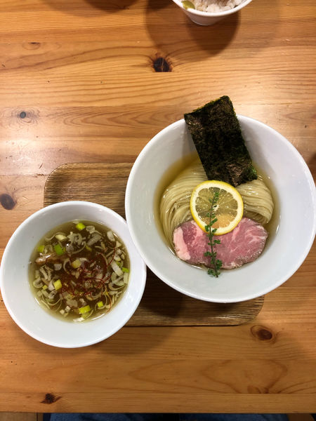 「昆布水つけそば　塩」@アメノオトの写真