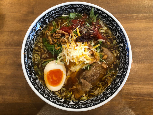 「チーズチリトマト麺」@らーめん 仙松の写真