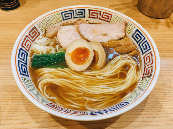 「味玉中華そば」@ほっこり中華そば もつけの写真