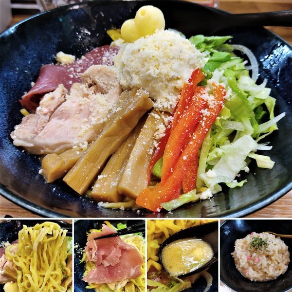 「ゆきそば White Snow＋〆のリゾット＝1100円」@Maze Cafe* ラーメン美谷の写真