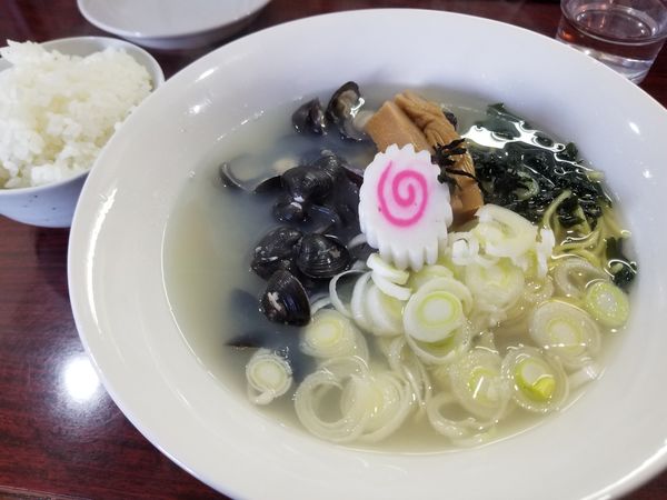 「純鶏シジミ塩ラーメン」@麺処 本日晴天の写真