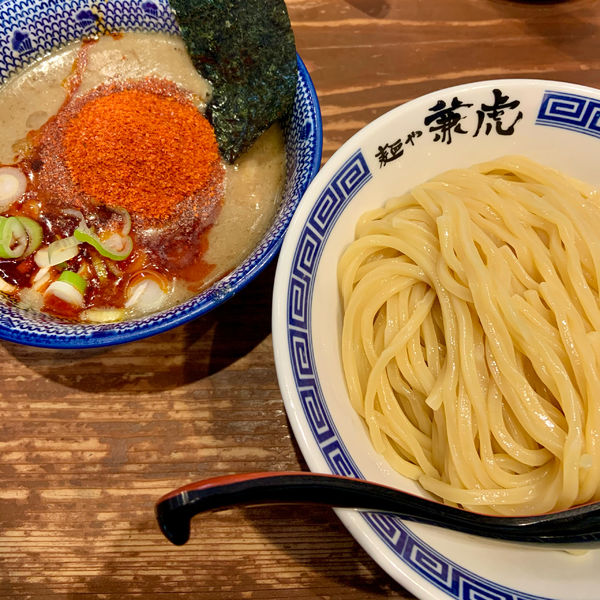 「辛辛つけ麺（1,000円）」@麺や兼虎 天神店の写真