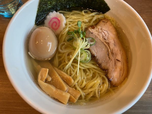 「塩らーめん（味玉）」@麺屋 川崎商店の写真