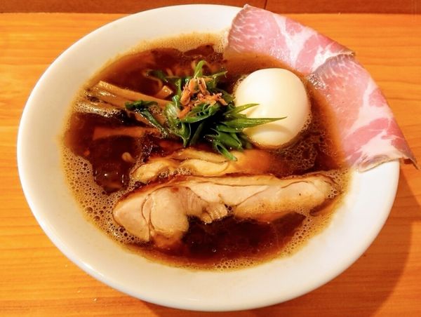 「焦がし海老醤油ラーメン【限定ラーメンB】」@ラーメン鳥好の写真