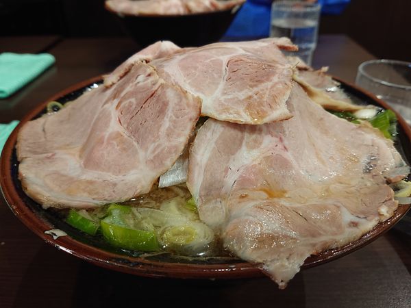 「チャーシューメン(TOPネギ、油少なめ)」@ラーメン ホープ軒の写真