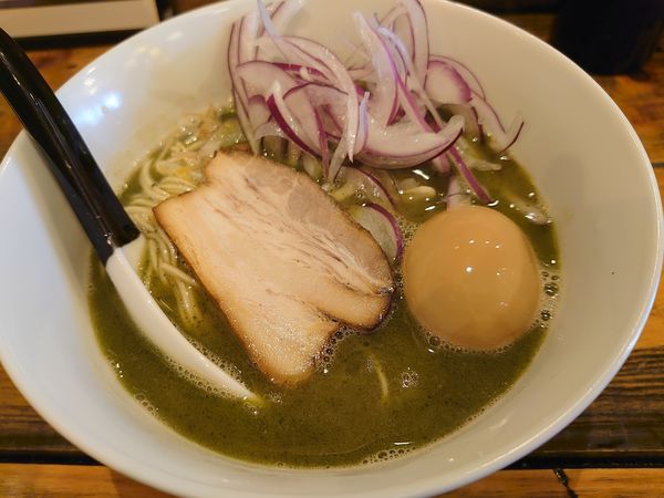 「味玉ジェノバ」@武蔵ノ麦穂の写真